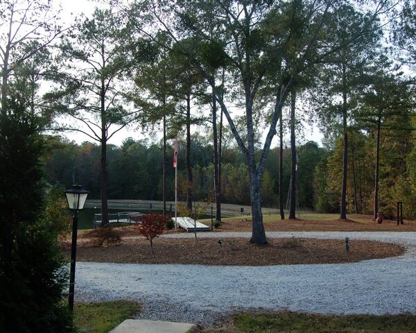 View from cabin front porch.